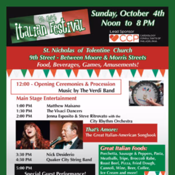 The New York Tenors to Headline St. Nicholas Italian Festival in South Philadelphia Photo