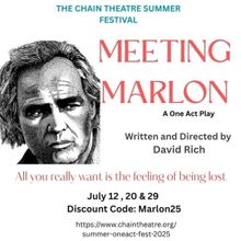 MEETING MARLON to Premiere at Chain Theatre’s One-Act Festival This July