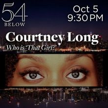 Courtney Long Brings WHO'S THAT GIRL? to 54 Below Next Month