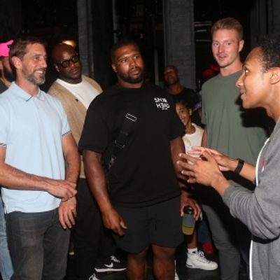 Photos: Aaron Rodgers & The New York Jets Visit MJ for HARD KNOCKS Finale