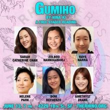 GUMIHO: A Free Staged Reading Announced At Theatre Rhinoceros, June 13