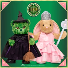 WICKED Teams Up with Build-A-Bear On Glinda and Elphaba Plushies