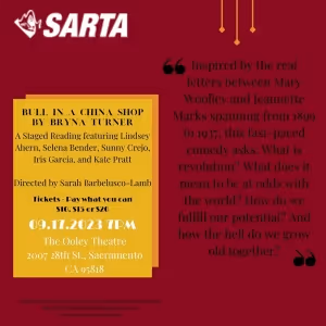 Staged Reading of BULL IN A CHINA SHOP Comes to The Ooley Theatre