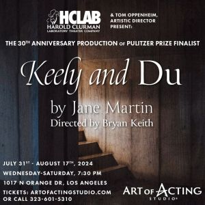 KEELY AND DU Comes to the Art of Acting Studio in Hollywood in July