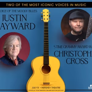 Christopher Cross and Justin Hayward Join Forces for a Show at Hershey Theatre This…