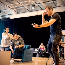 Photos: In Rehearsals for ASL and Spoken English ELEPHANT SHOES