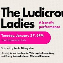 Molière in the Park To Present THE LUDICROUS LADIES: A Benefit Staged Reading in Sup