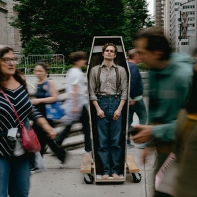 Photos: DEAD OUTLAW Star Andrew Durand Pops Up Around NYC