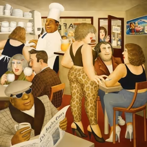 A Hug From The Art World Debuts 'Beryl Cook Takes Los Angeles' at The Maybourne…