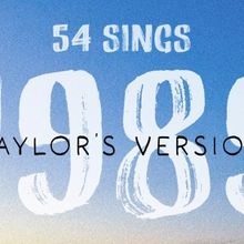 54 SINGS 1989 (TAYLOR'S VERSION) Comes to 54 Below