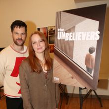 Photos: The Cast of Manhattan Theatre Club's THE UNBELIEVERS Meets the Press