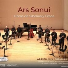 Ars Sonui Interpretará Obras De Sibelius, Fesca Y Thieriot En La Sala Manuel M. Ponc