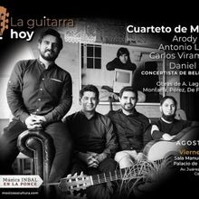 Cuarteto De México Ofrecerá Un Viaje Por Las Sonoridades De La Guitarra
