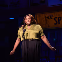 Photos: Alex Newell, Nina White and Julian Sewell in SPELLING BEE