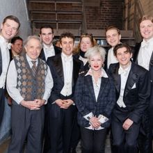 Photos: Cyndi Lauper and Theresa Rebeck Visit HARMONY on Broadway