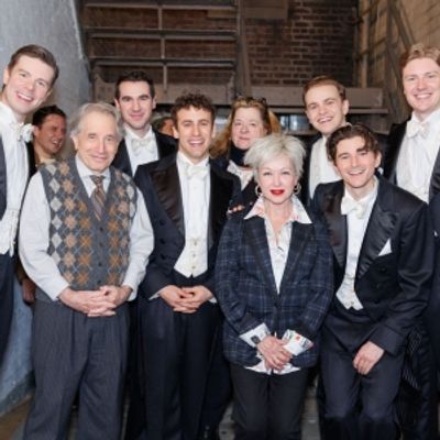 Photos: Cyndi LauperÂ andÂ Theresa Rebeck Visit HARMONY on Broadway