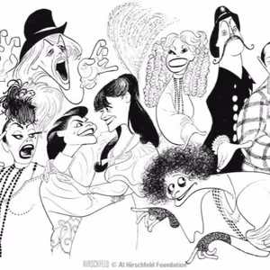 Video: AI-Animated Hirschfeld Caricature Debuts as Amas Musical Theatre Revives…
