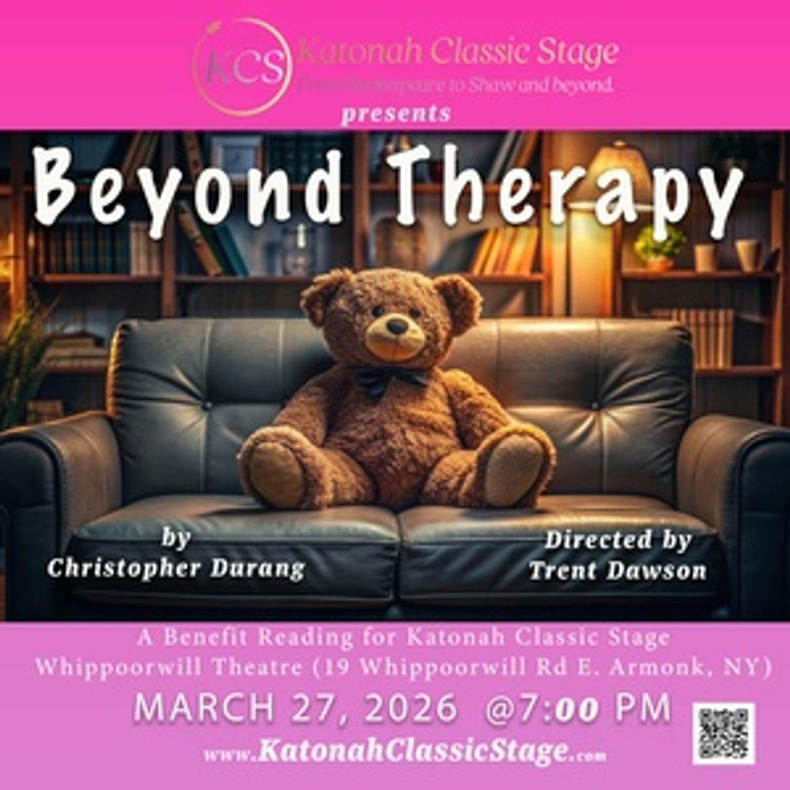 Katonah Classic Stage to Showcase New Reading Series in March 2026