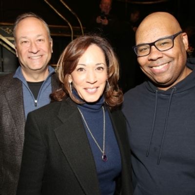 Photos: Kamala Harris Visits A WONDERFUL WORLD on Broadway