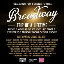 Broadway Votes and HeadCount Launch Voter Engagement Sweepstakes For Broadway Fans