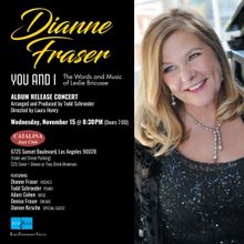 Dianne Fraser Performs Album Release Concert at The Catalina Jazz Club Next Month