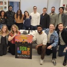 Photo: Rehearsals Begin for A SIGN OF THE TIMES at New World Stages