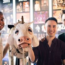 Photos: Gavin Creel, Cole Thompson and Kennedy Kanagawa Celebrate Milky White's Ar