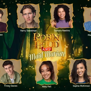 Cast Set For ROBIN HOOD AND MAID MARIAN Panto at Corn Exchange Newbury