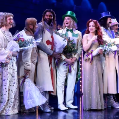 Photos: Get a Look at SPAMALOT Opening Night Bows!