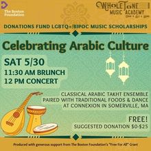 WholeTone Music Academy Will Host Classical Arabic Concert & Brunch in Somerville