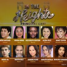 Principal Cast Set For IN THE HEIGHTS at the Muny