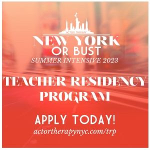 Actor Therapy Launches Teacher Residency Program
