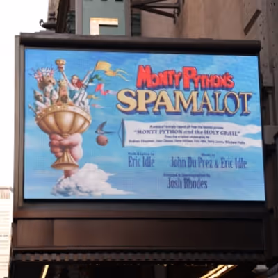 Up on the Marquee: SPAMALOT