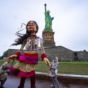 Little Amal, the 12-Foot-Tall Puppet of a Syrian Refugee Girl, to Walk Across America