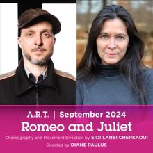 Diane Paulus-Directed ROMEO AND JULIET Will Open at A.R.T. in September
