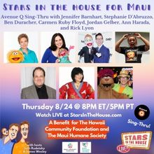 Original AVENUE Q Stars To Reunite For STARS IN THE HOUSE FOR MAUI
