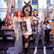Photos: LOVE IS IMAGINATION Pride Mini Ball in Times Square