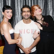 Photos: Katy Perry Visits the OH, MARY! Cast