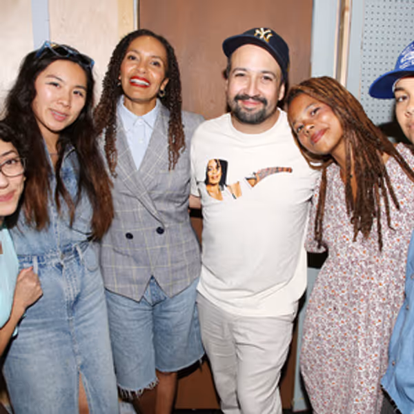 Photos: Lin-Manuel Miranda Visits Eisa Davis at ||: GIRLS :||: CHANCE :||: MUSIC :|| Photo