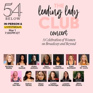 Kate Rockwell, Aisha Jackson, Carrie St. Louis And More To Star In THE LEADING LADY…
