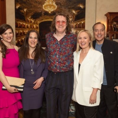 Photos: Julia Mattison, Noel Carey, and Marco Pennette at Dramatists Guild Foundation Salon