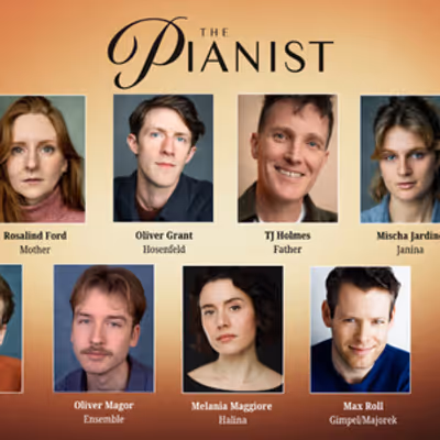 Full Cast Set For THE PIANIST World Premiere at Park Theatre