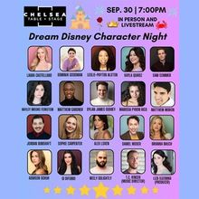 Dream Disney Character Night to Take Place at Chelsea Table + Stage