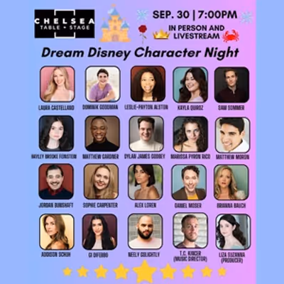 Dream Disney Character Night to Take Place at Chelsea Table + Stage