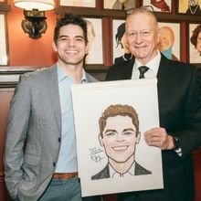 Photos: Jeremy Jordan Receives Portrait at Sardi's