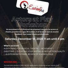 The Actors at Play Workshop Returns to Esurient Arts