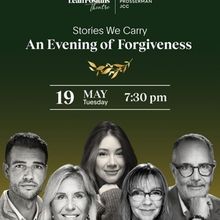 STORIES WE CARRY Will Bring an Evening of Forgiveness to Toronto's Leah Posluns Theat