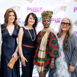 Photos: Renee Elise Goldsberry, Jelani Alladin, and More Turn Out for the Public…