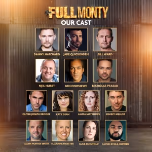 Full Cast Revealed For THE FULL MONTY UK Tour Starring Jake Quickenden, Danny…
