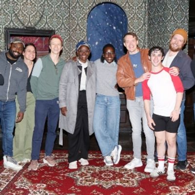 Photos: Lupita Nyong'o Visits THE PLAY THAT GOES WRONG